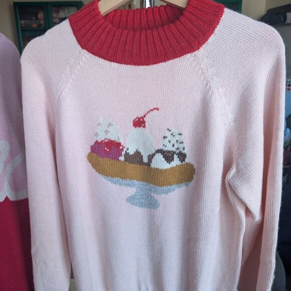 Rachel Antonoff Banana Split Knit Sweater - Picture 2 of 4